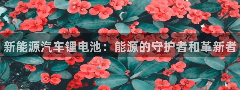 优发国际手机app下载安装最新版：新能源汽车锂电池：能源的守护者和革新者