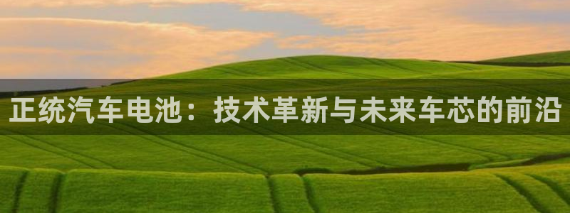 优发国际官网手机版下载安装：正统汽车电池：技术革新与未来车芯的前沿