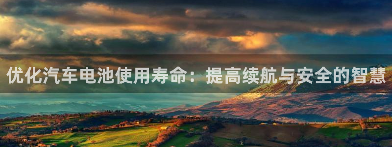 优发国际客服联系方式是什么：优化汽车电池使用寿命：提高续航与安全的智慧